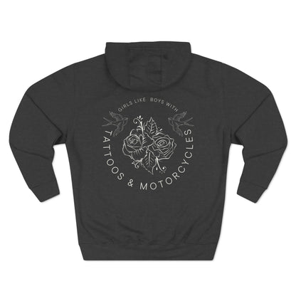 Tattoos & Motorcycles Premium Hoodie