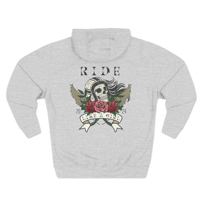 Ride Like a Girl Premium Hoodie