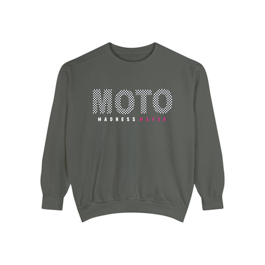 Moto Madness Maven Garment Dyed Crew Neck