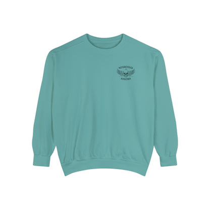 Motorcycles & Mascara Garment-Dyed Sweatshirt