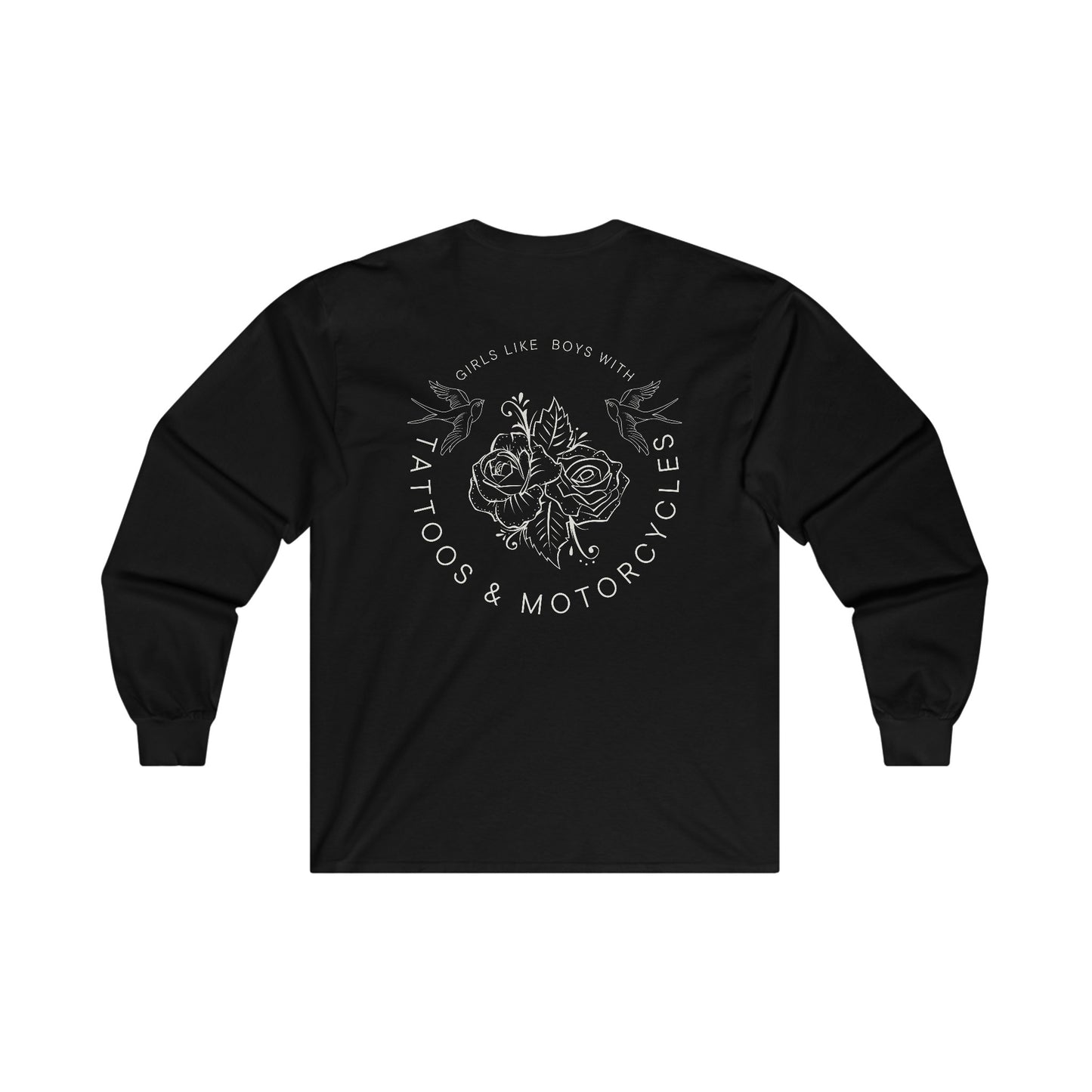 Tattoos & Motorcycles Long Sleeve Tee