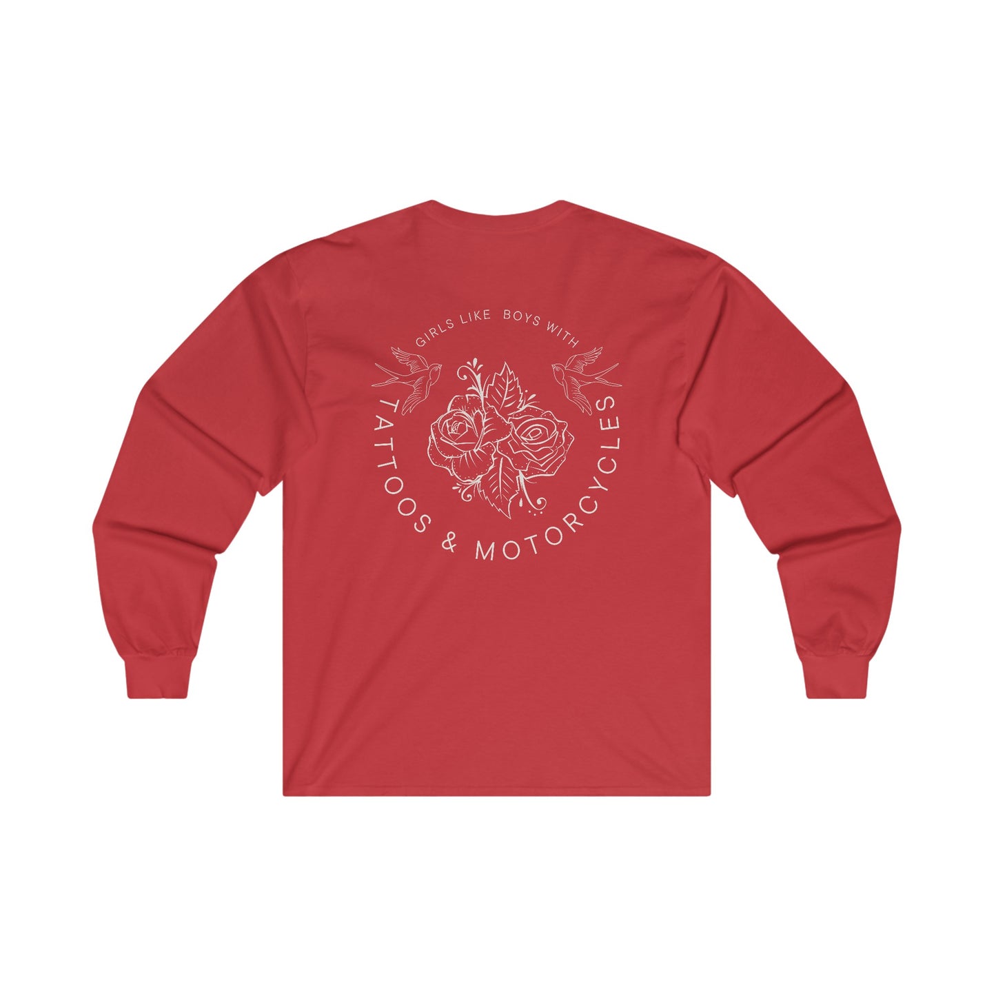 Tattoos & Motorcycles Long Sleeve Tee